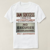 責任感 Tシャツ (デザイン正面)