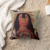 責任者1832のネイティブアメリカンのMoJoのヘッド枕 クッション (ブランケット)