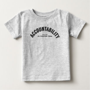 責任能力はアメリカの価値べきです ベビーTシャツ
