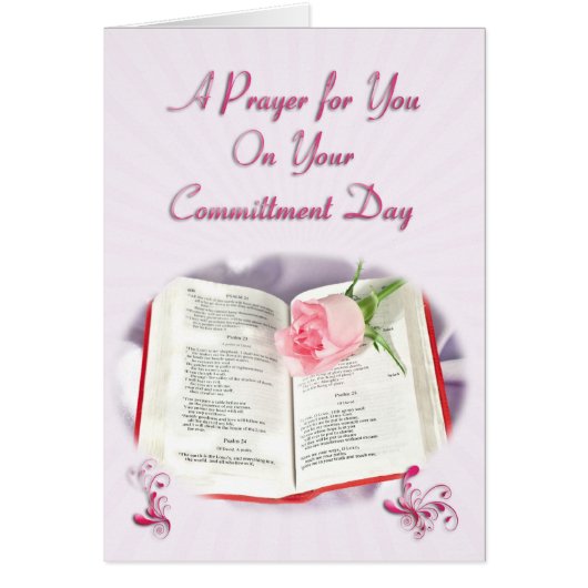 責任1日聖書そしてばら色の祈りの言葉 (正面)