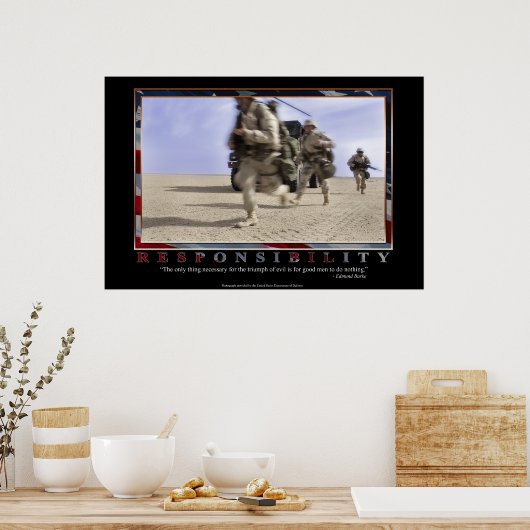 責任 ポスター (キッチン)