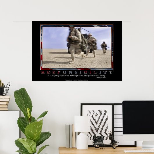 責任 ポスター (ホームオフィス)