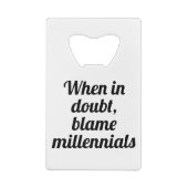 責任Millennials クレジットカード栓抜き (裏面)