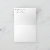 貯水池を春...... カード (内部)