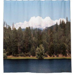貯水池を春...... シャワーカーテン