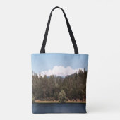 貯水池を春........ トートバッグ (裏面)