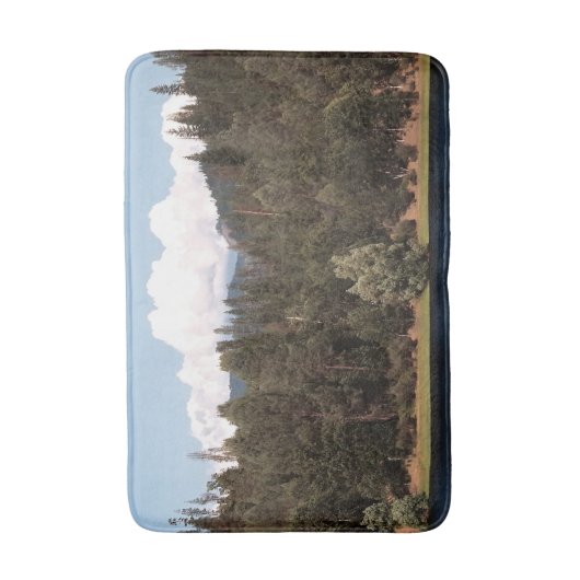 貯水池を春........ バスマット (正面縦)