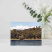 貯水池を春..... ポストカード (スタンド正面)