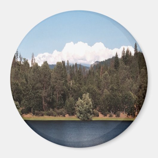 貯水池を春........ マグネット (正面)