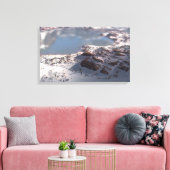 貯水池（冬） キャンバスプリント (インサイチュ (リビング))