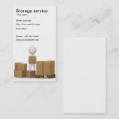 貯蔵のサービス業カード 名刺 (正面/裏面)