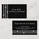 貯蔵の名刺箱の黒の灰色白 名刺 (正面/裏面)