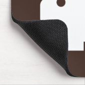 貯金箱のピクトグラムのマウスパッド マウスパッド (コーナー)