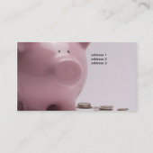 貯金箱Bront及び背部名刺 名刺 (裏面)