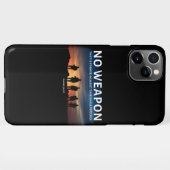 貴国に不利な武器を作れば聖書を読み上げることはできない iPhoneケース (裏面横)