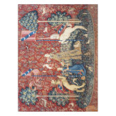 貴婦人とユニコーン、味 テーブルクロス (正面)