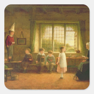貴婦人のSchool、s.and D. 1899年 スクエアシール