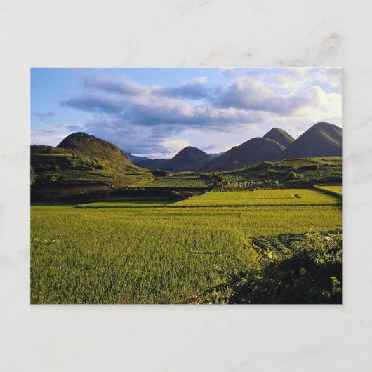 貴州省カイリと青海省の風景 ポストカード (正面)