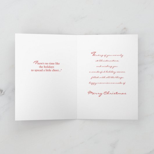 貴方達のためのクリスマスの願い シーズンカード (内部)