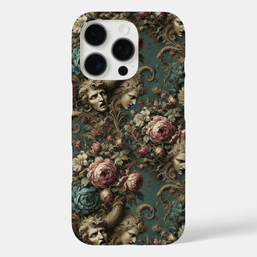貴族のリータニー – ゴシック様式のフローラデザイン Case-Mate iPhoneケース (裏面)