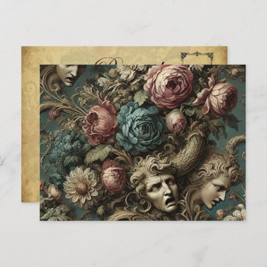 貴族のリータニー – Gothic ビクトリアン シーズンポストカード (正面/裏面)