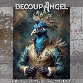 貴族の孔雀 – デコページ –  薄葉紙