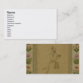 貴族の永続的な姿、保有物本、のために 名刺 (正面/裏面)