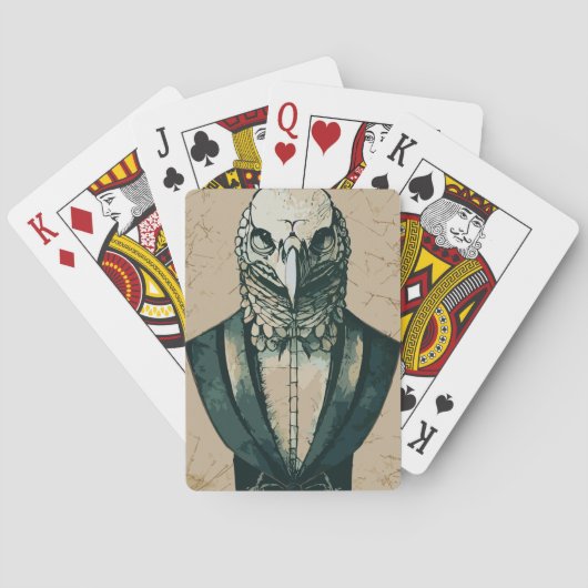 貴族の禿鷲の像 トランプ (裏面)