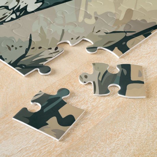 貴族の虎 ジグソーパズル (側面)