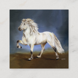貴族アイスランド馬 スクエア名刺