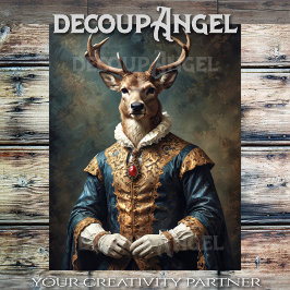 貴族的なバック – デコパージュ –  薄葉紙