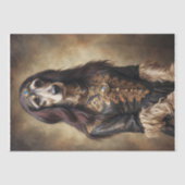 貴族的アフガンハウンド – デコページ –  薄葉紙 (正面)