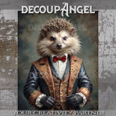 貴族的スタイルヘッジホッグ – デコページ –  薄葉紙