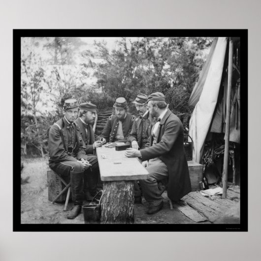 貴族遊ズドミノアアットヨークタウン1862 ポスター (正面)