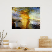 貴族院と下院の燃え盛り ポスター (キッチン)