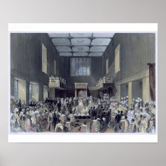 貴族院開会式 ポスター (正面)