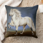貴族～アイスランドの馬 クッション (ブランケット)