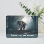 貴様の親切忘れ象に感謝はしない サンキューカード (スタンド正面)