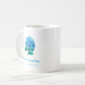 貴様はキリスト教の信義を誇るモダンフローラ コーヒーマグカップ (正面左)