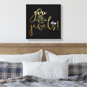 貴様は宝石大切より偉い キャンバスプリント (インサイチュ (寝室))