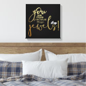 貴様は宝石大切より偉い キャンバスプリント (インサイチュ (寝室))