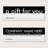 貴殿への空白の贈物 (正面&裏面)