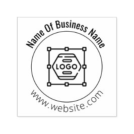 貴社のカスタム丸型ビジネスロゴ セルフインキングスタンプ