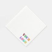 貴社のプロモーション会社のロゴナプキン スタンダードランチョンナプキン (角)