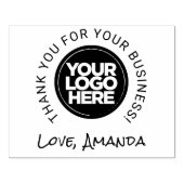 貴社のロゴをありがとう ラバースタンプ (インプリント)