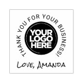 貴社のロゴをありがとう ラバースタンプ (インプリント)