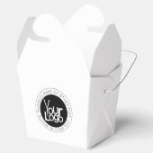 貴社のロゴマーク & 現代的でシンプルな編集可能なテキスト フェイバーボックス (オープン)