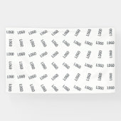 貴社のロゴ | ユニークなロゴパターン設計 横断幕 (横)