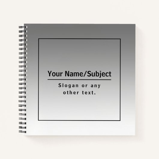 貴社の名前またはブランド名など ノートブック (正面)