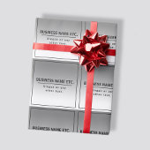 貴社の名前またはブランド名など ラッピングペーパー